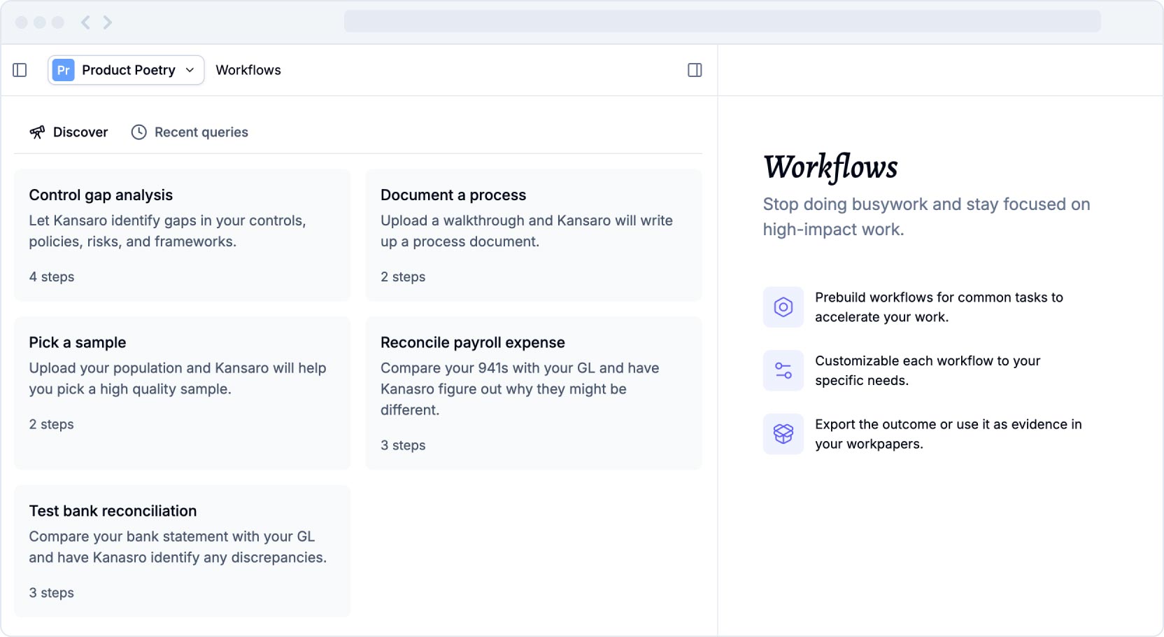 Workflows